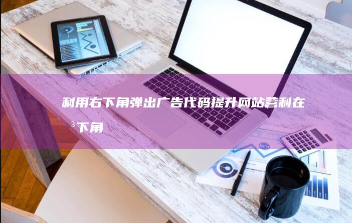 利用右下角弹出广告代码提升网站营利在右下角