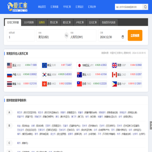 今日汇率查询