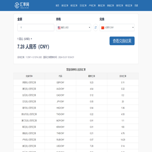 亭亮汇率网