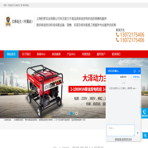 大泽动力发电机官网