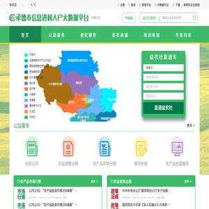 承德市信息进村入户大数据平台