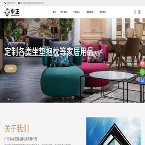 广东省中正智能科技有限公司,抱枕定制,坐垫定制,家居用品定制