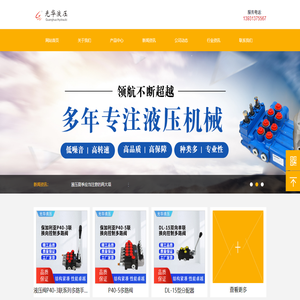 多路阀系列齿轮泵系列